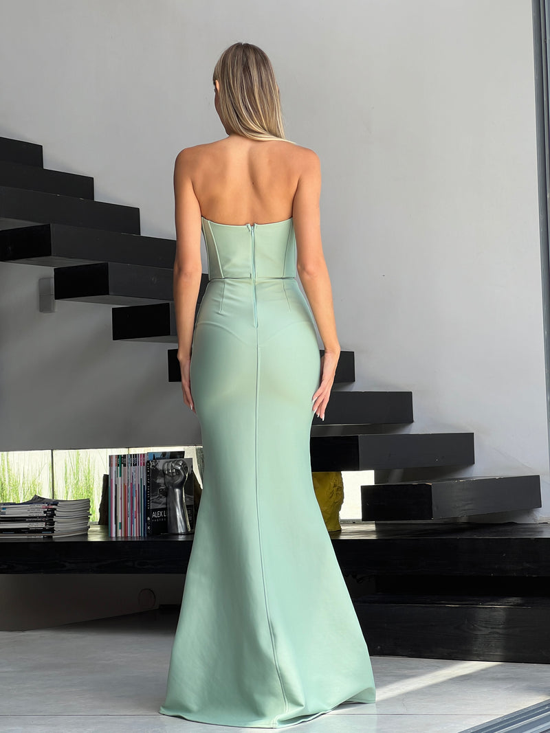 שמלת ג׳ולייט ירוק