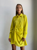 שמלת סוויני צהובה